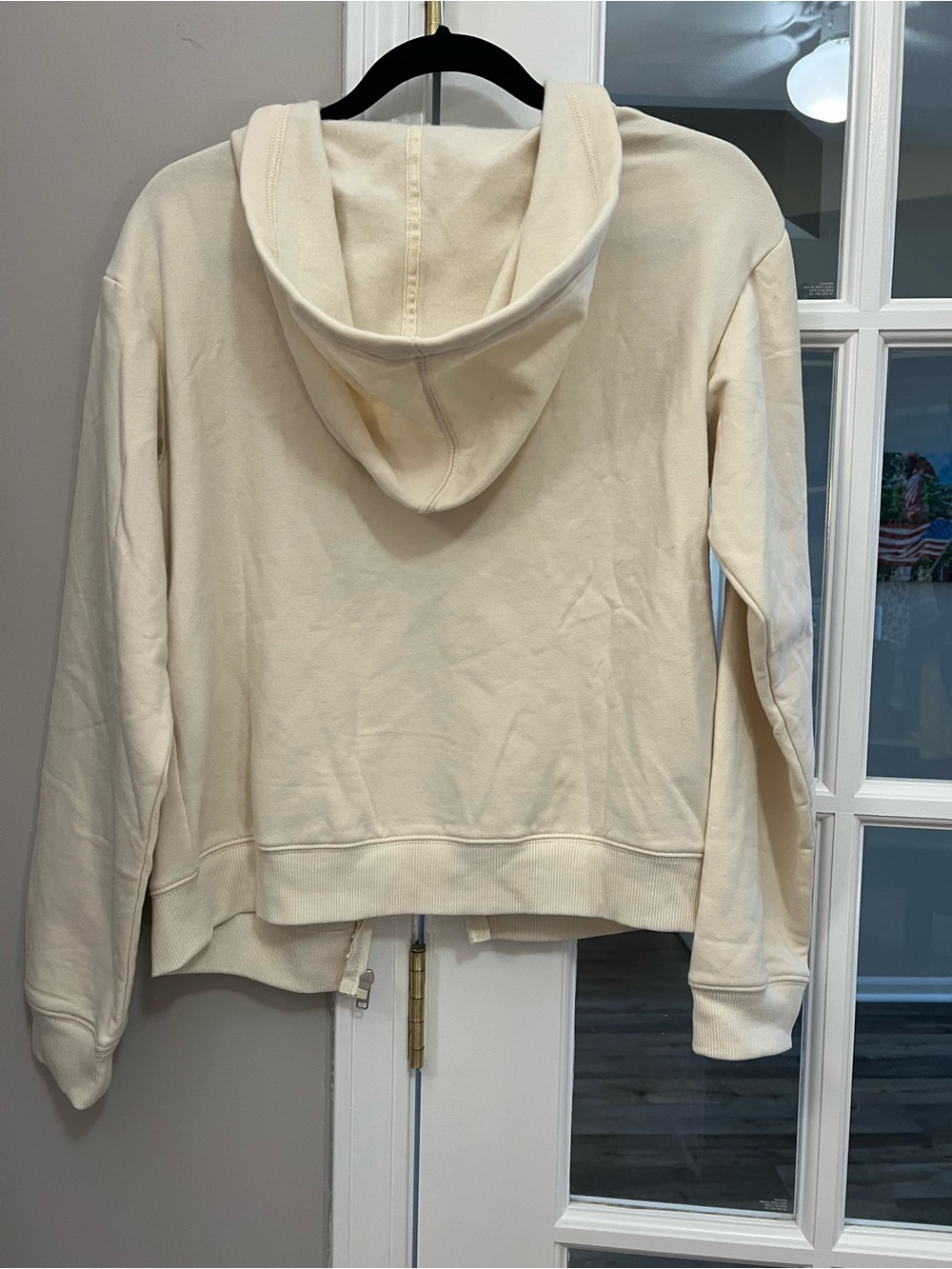 Auden Light Cream so soft hoodie. Size S EUC - Picture 3 of 7